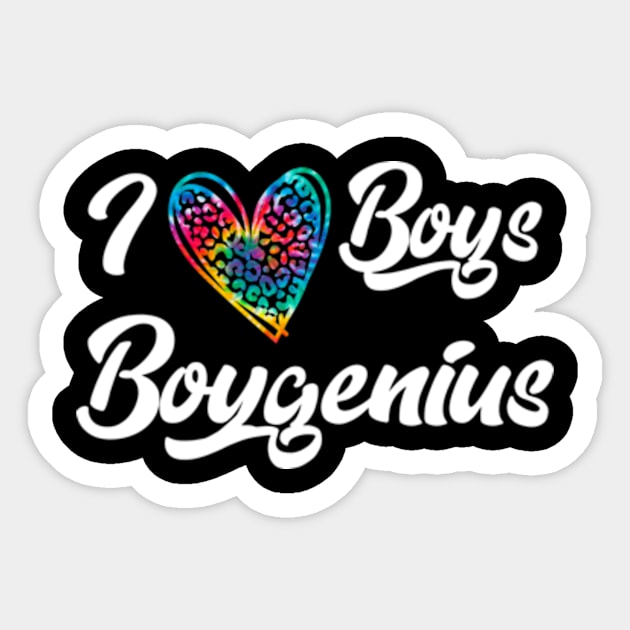 I Love Boys Boygenius Funny I Love Boys Boygenius Sticker TeePublic
